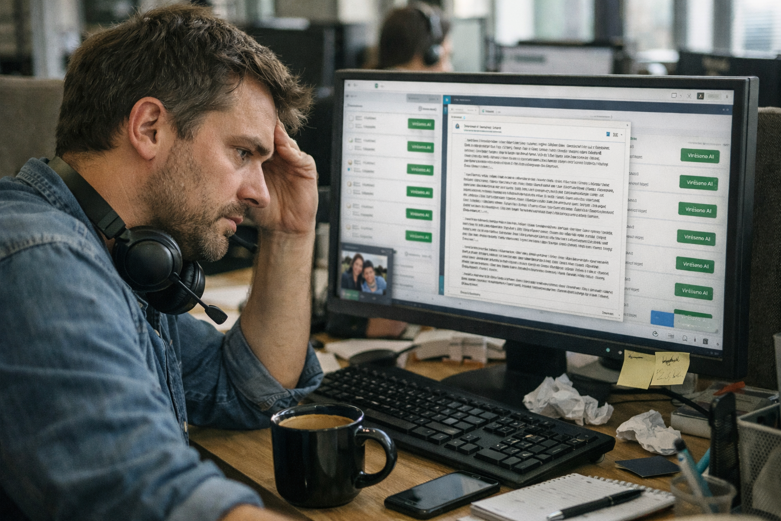 Pracovník podpory (zdroj: chat GPT)