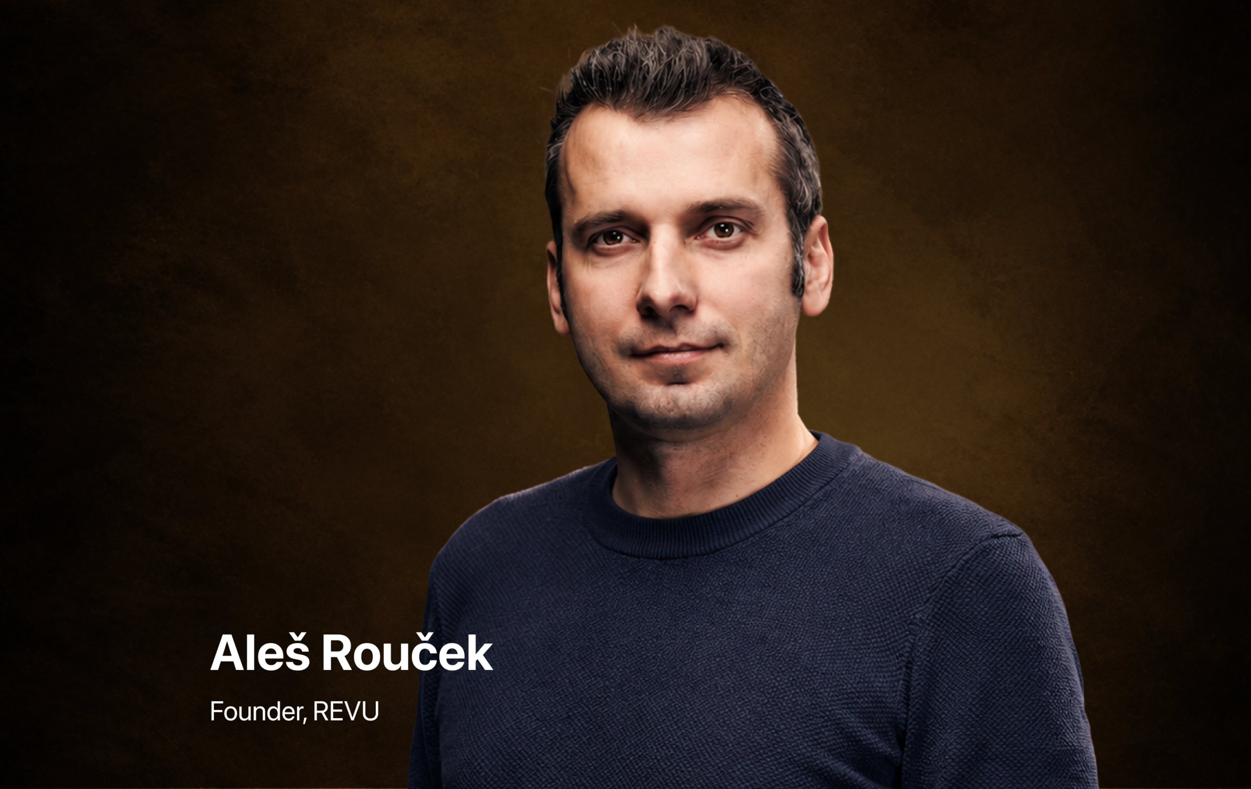 Aleš Rouček, Founder REVU (foto Dan Vojtěch)